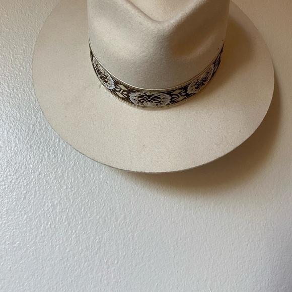 Lack of Color Women’s Rancher Wool Hat in Cream Size Small Western Boho Country main image 4